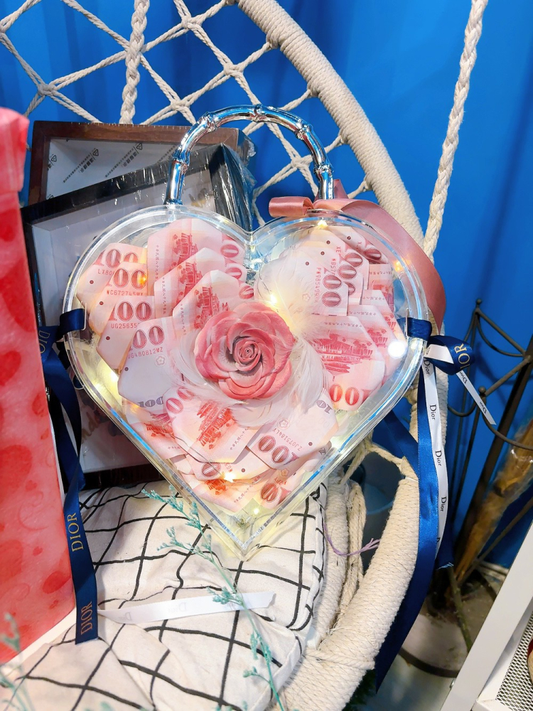 有錢浪漫愛心花盒A